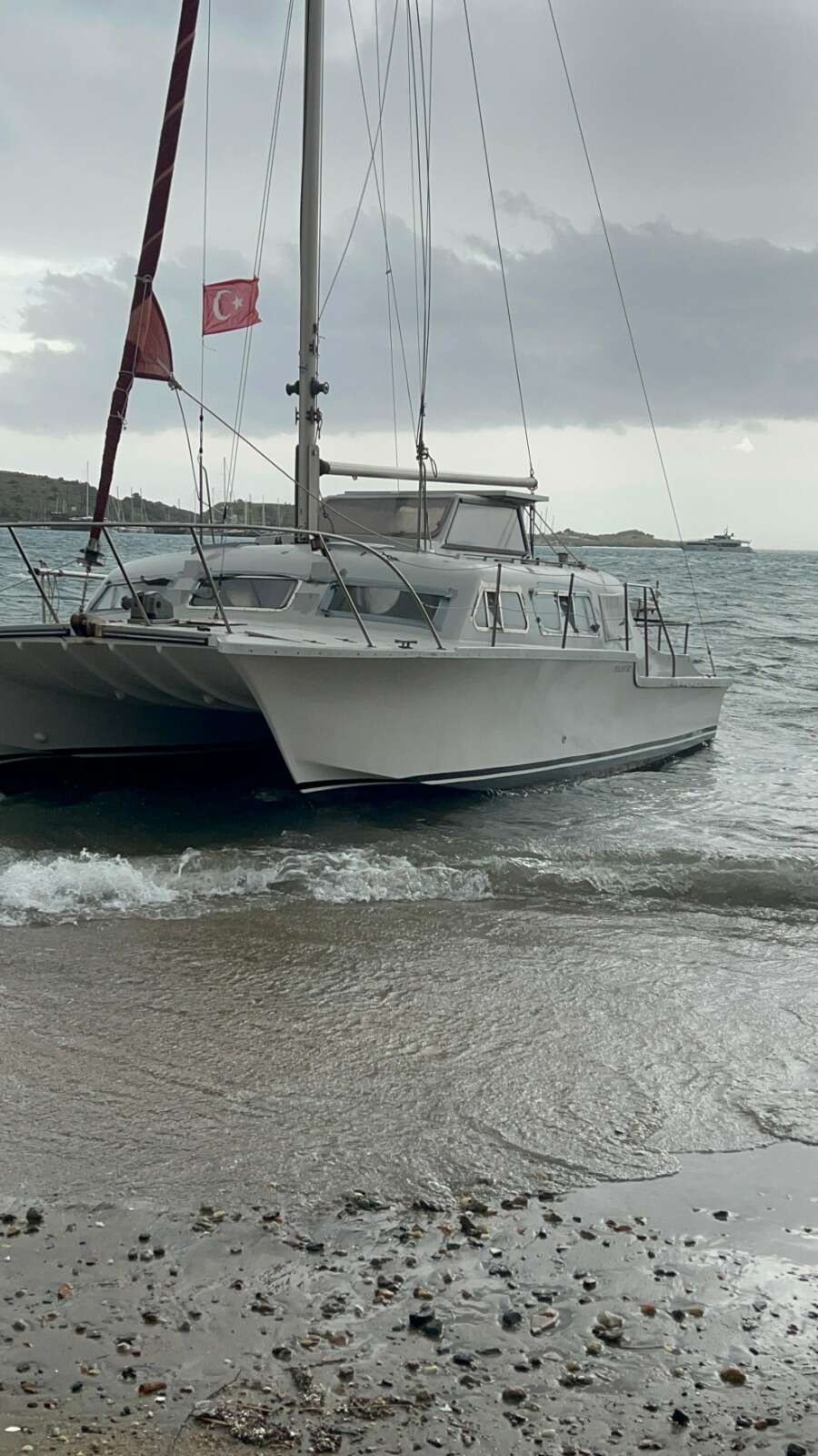 Fırtına Turizm Cenneti Bodrum’u Vurdu, Tekneler Birbirine Girdi 1